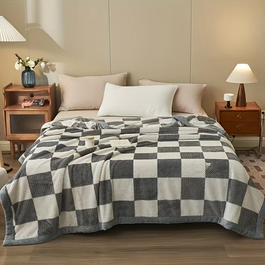 Coral Fleece Blanket for Year-Round Comfort, Ultra-Soft and Cozy