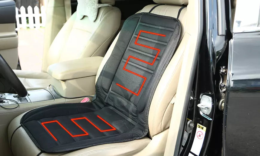 Heated Car Seat Cushion Pad Full Coverage Winter Warmer
