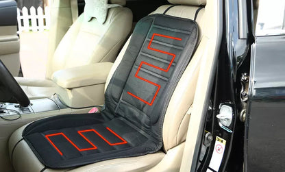 Heated Car Seat Cushion Pad Full Coverage Winter Warmer