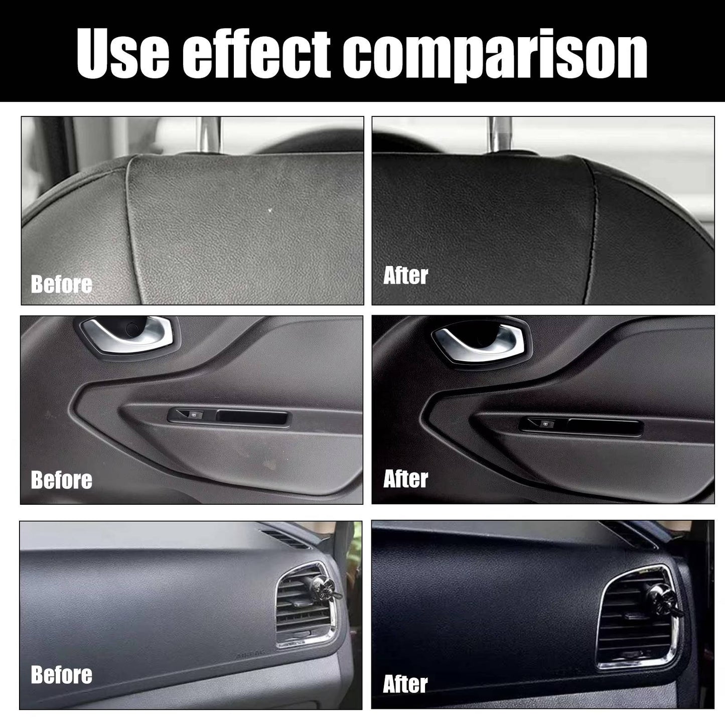 Car Interior Cleaner Set 3 Pack