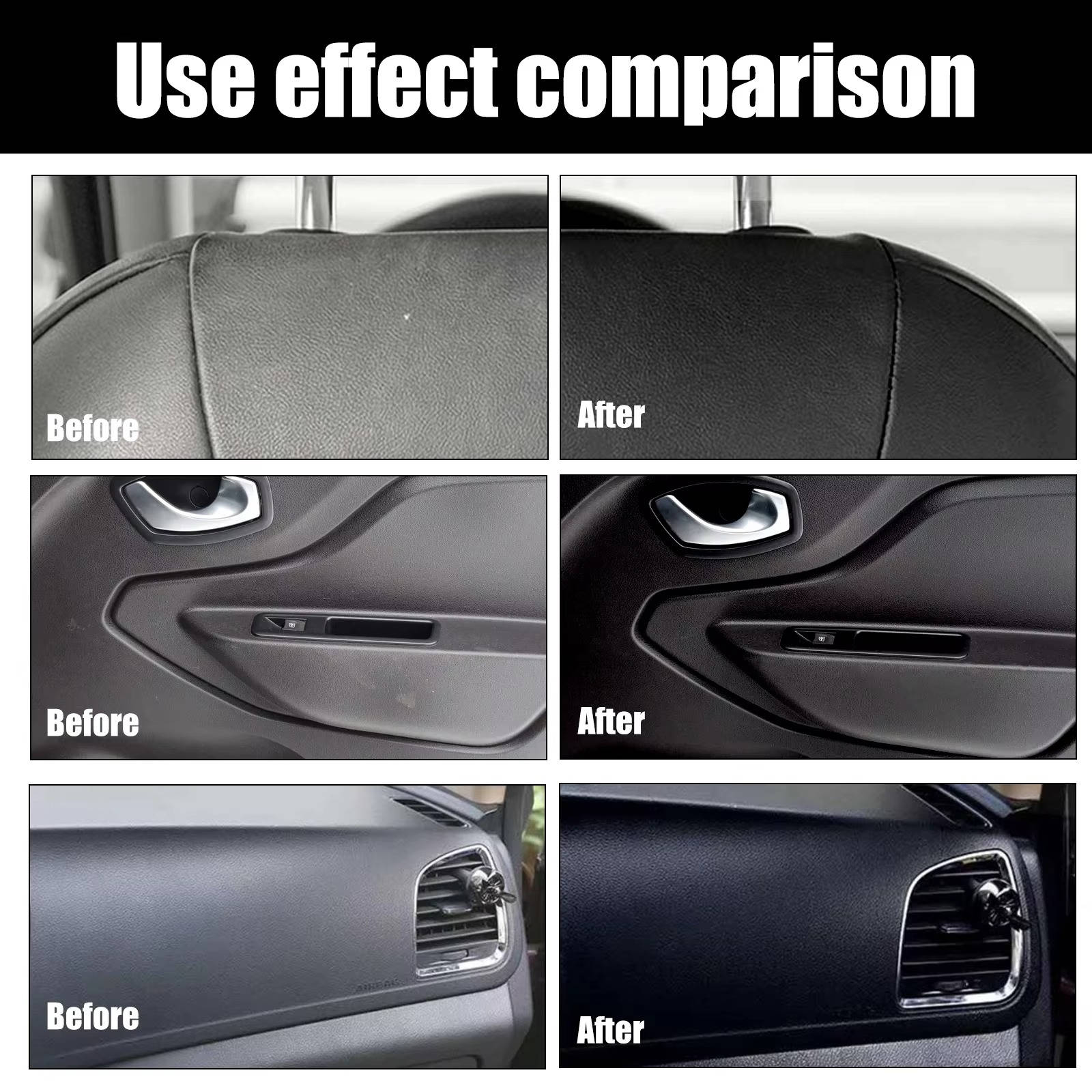 Car Interior Cleaner Set 3 Pack