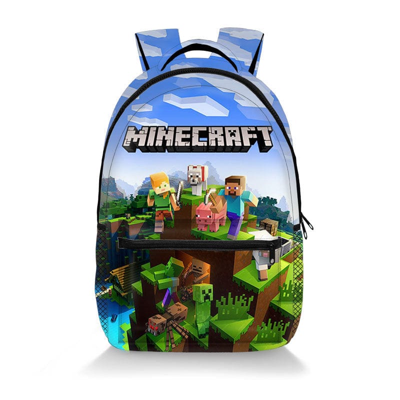Minecraft Backpack Children's School Bag Pixel Design
