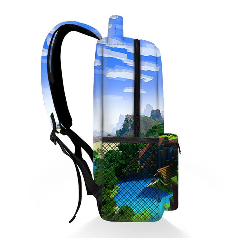 Minecraft Backpack Children's School Bag Pixel Design