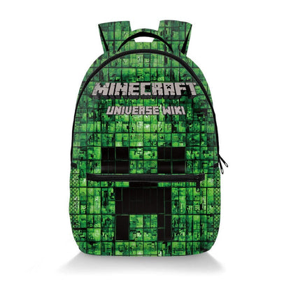Minecraft Backpack Children's School Bag Pixel Design