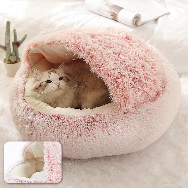 Cat Bed Cave Plush