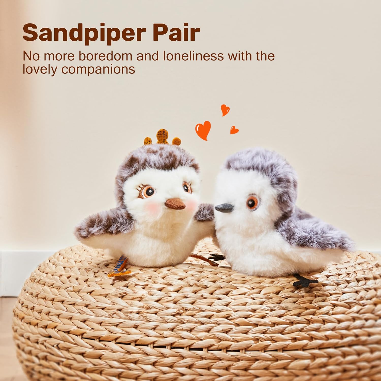 Cat Toy Flapping Bird Rechargeable Interactive Kicker Catnip Toy