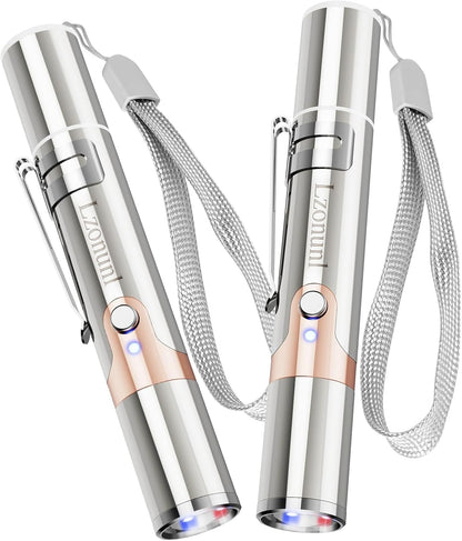 Cat Toy Laser Light Rechargeable Stainless Steel