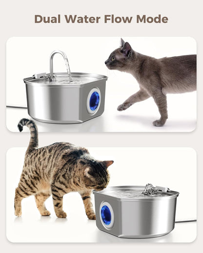 Cat Water Fountain Automatic Dispenser Bowl Pet Drinking Supplies