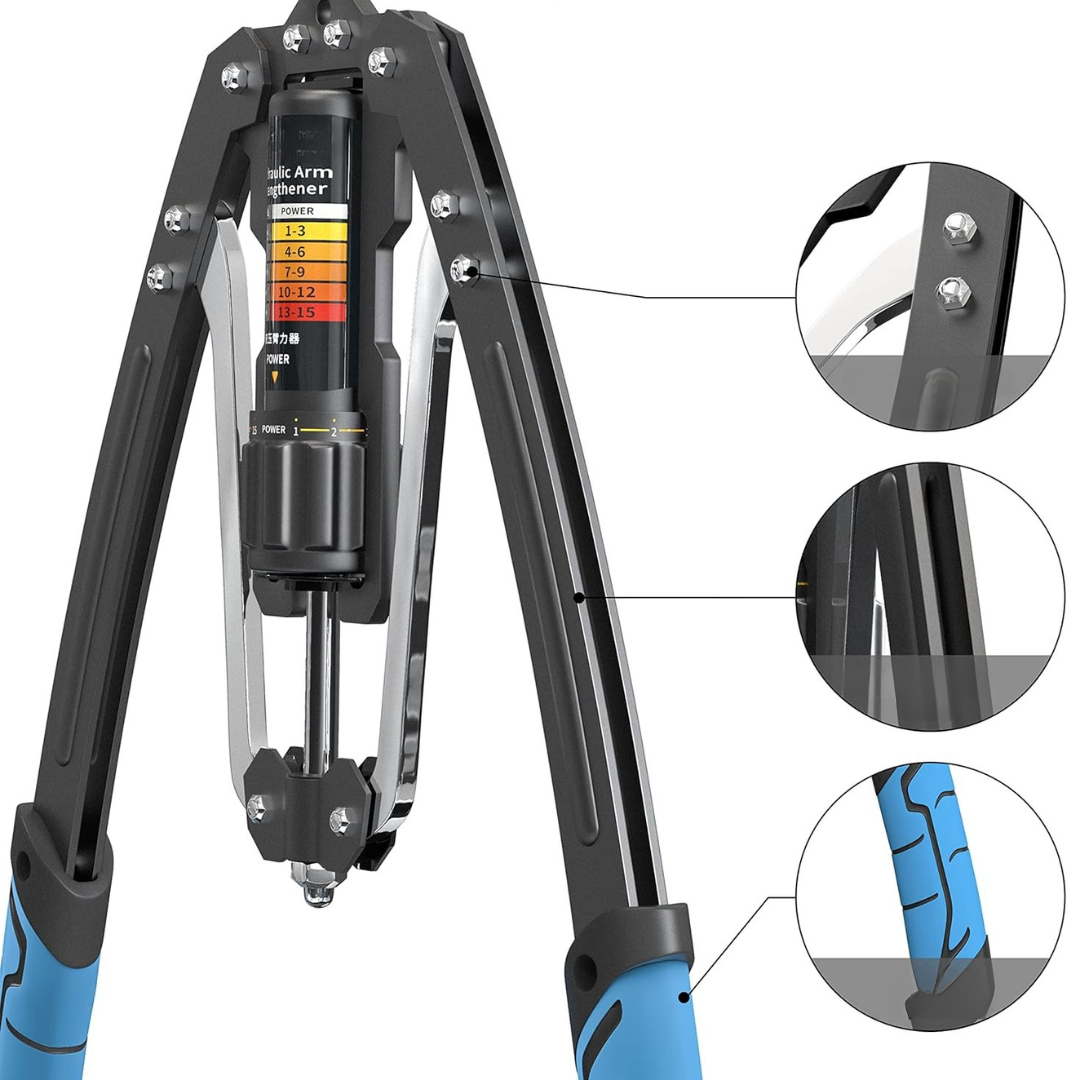 Chest Expander Arm Exerciser – Adjustable Steel Resistance Training Equipment