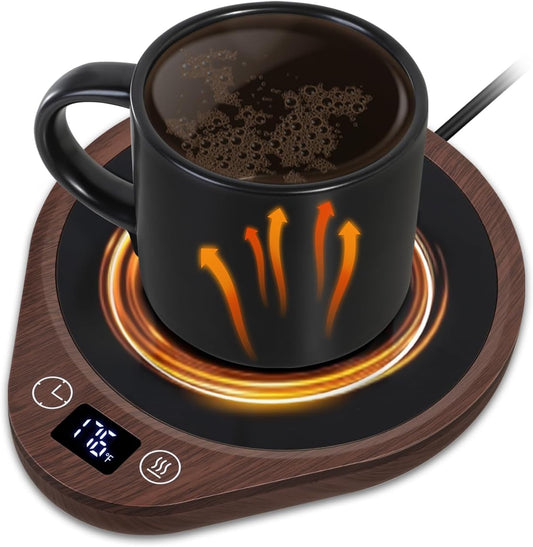 Coffee Mug Warmer Set Electric Heating Plate for Beverage