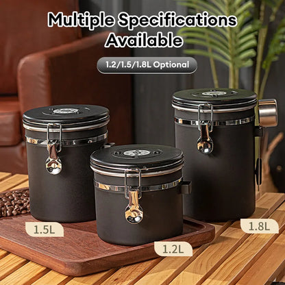 Coffee Storage Container Stainless Steel Sealing Can Food Storage