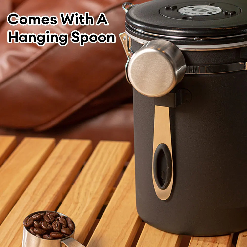 Coffee Storage Container Stainless Steel Sealing Can Food Storage