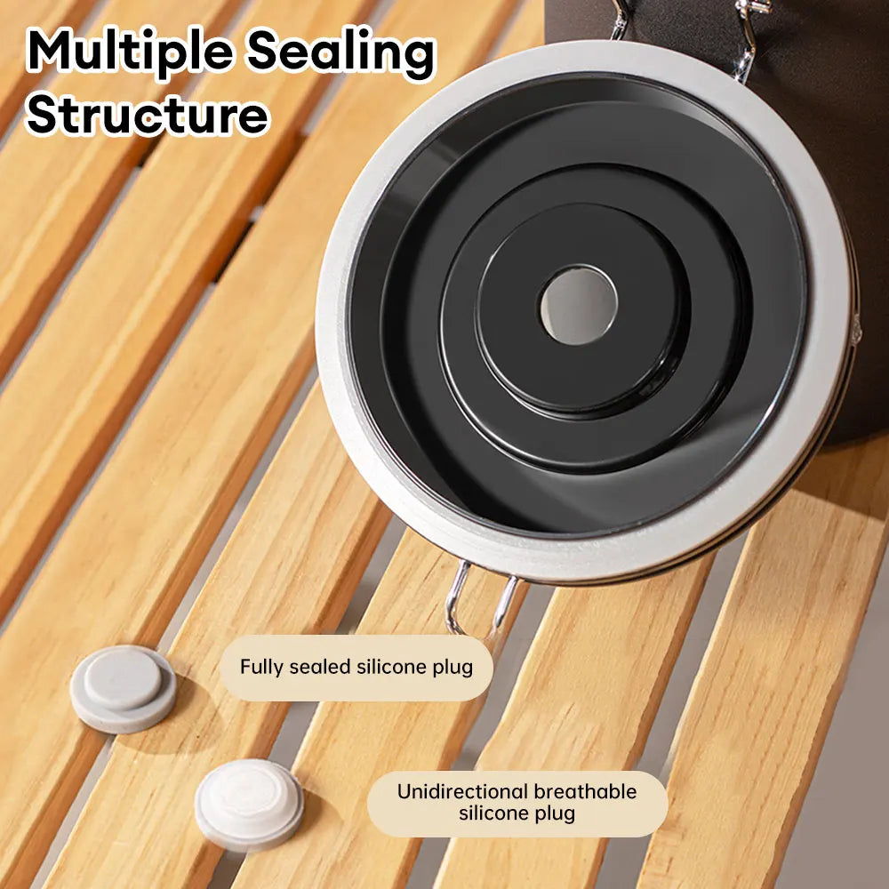 Coffee Storage Container Stainless Steel Sealing Can Food Storage