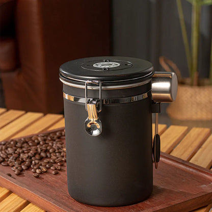 Coffee Storage Container Stainless Steel Sealing Can Food Storage
