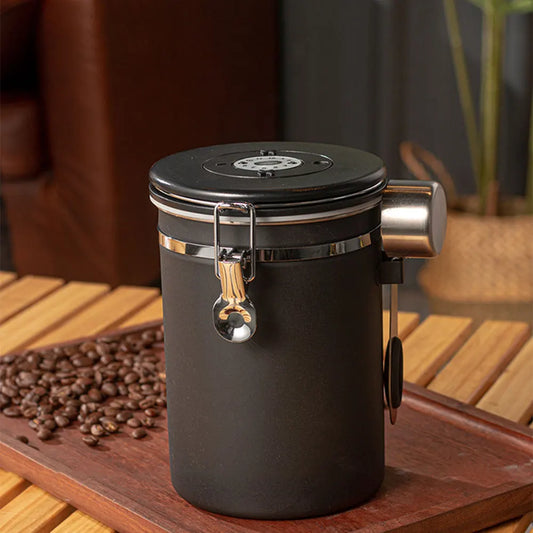 Coffee Storage Container Stainless Steel Sealing Can Food Storage