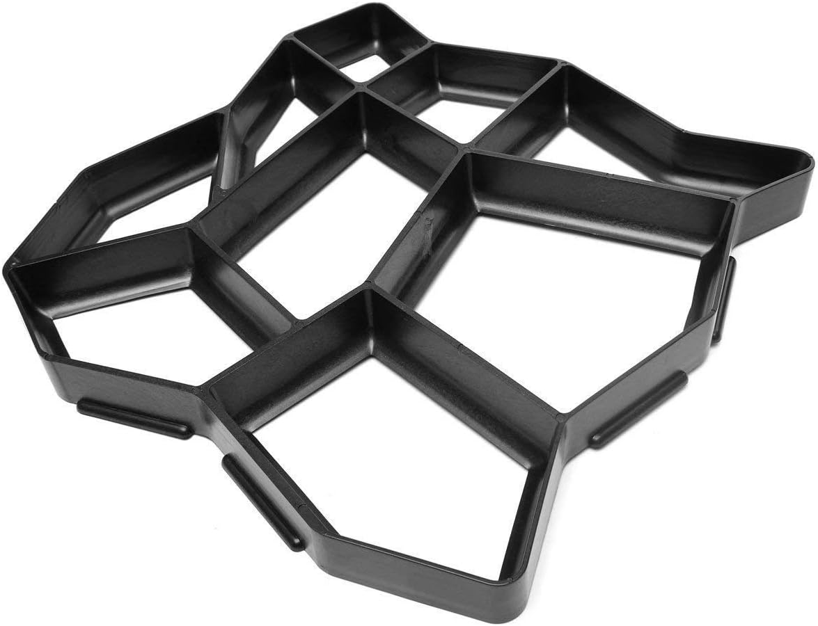 Concrete Molds Walk Path Maker Paving Stepping Stone Mold 2 Packs