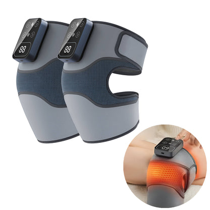 Cordless Knee Massager with Heat and Vibration
