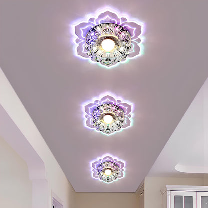 LED Ceiling Light - Elegant Crystal Design for Home and Office Decor