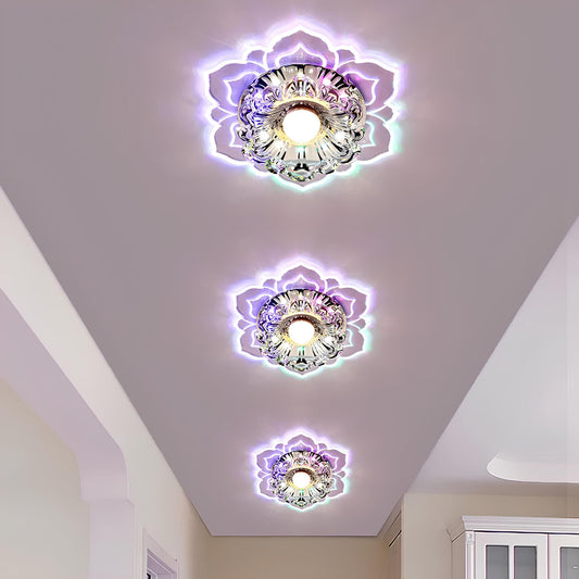LED Ceiling Light - Elegant Crystal Design for Home and Office Decor