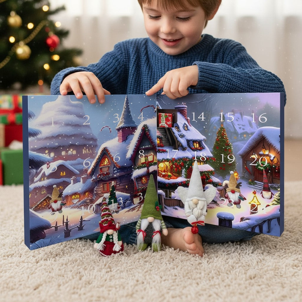 Gnome Figurines Christmas Decoration Calendar