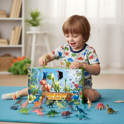 Dinosaur Advent Calendar Christmas Countdown Set 24 Pieces