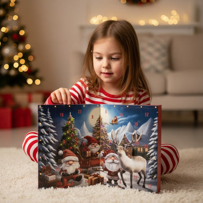 Christmas Gnome Countdown Calendar 2025 Decor