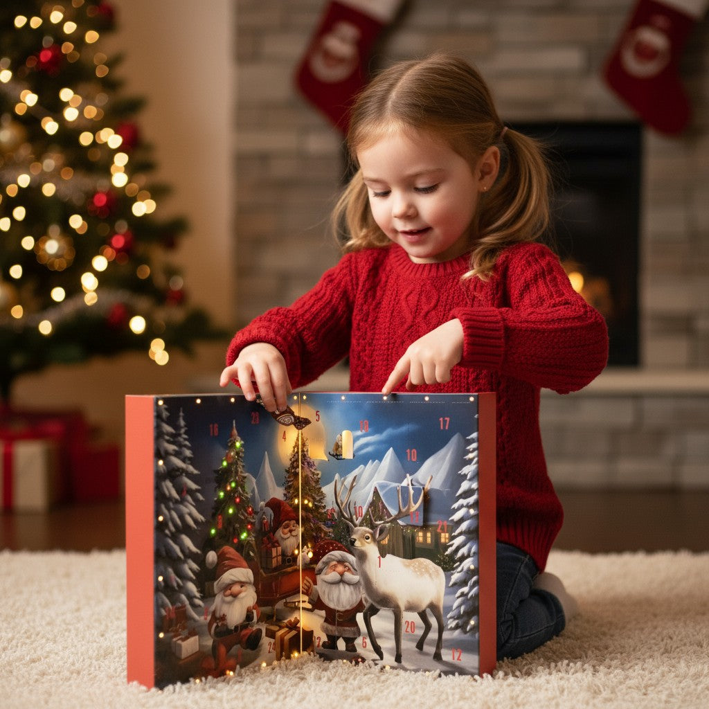 Christmas Gnome Countdown Calendar 2025 Decor