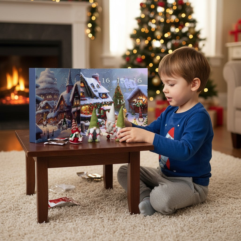 Gnome Figurines Christmas Decoration Calendar