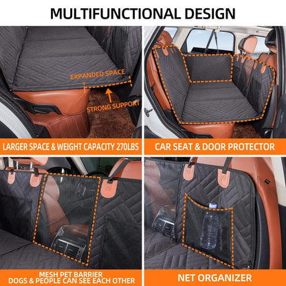 Car Seat Extender for Dogs Hard Bottom