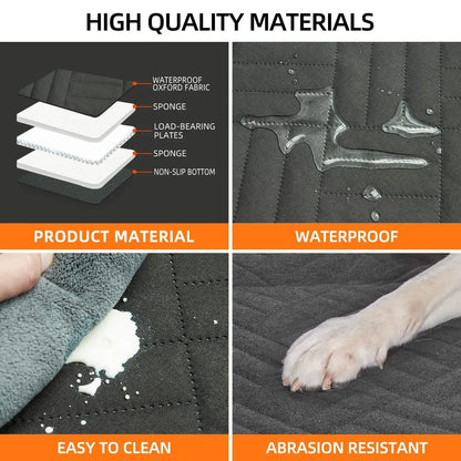 Car Seat Extender for Dogs Hard Bottom