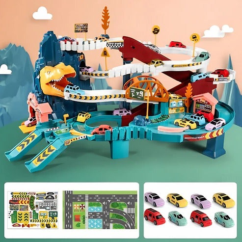Dinosaur Race Track Set