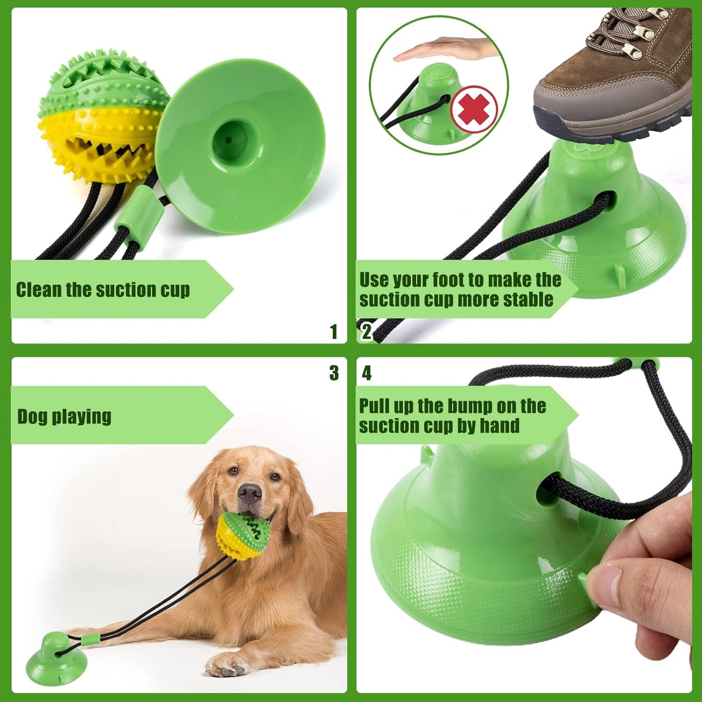 Dog Chew Toys for Aggressive Chewers Puppy Training Rope Puzzle Ball