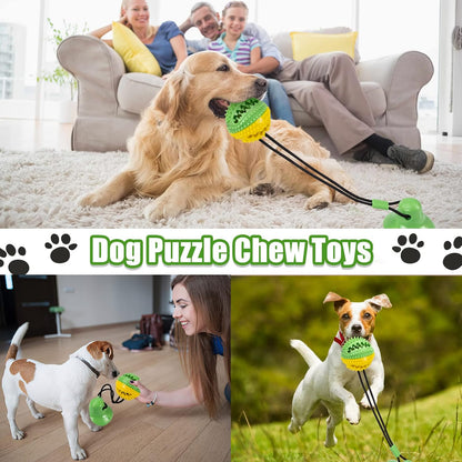 Dog Chew Toys for Aggressive Chewers Puppy Training Rope Puzzle Ball