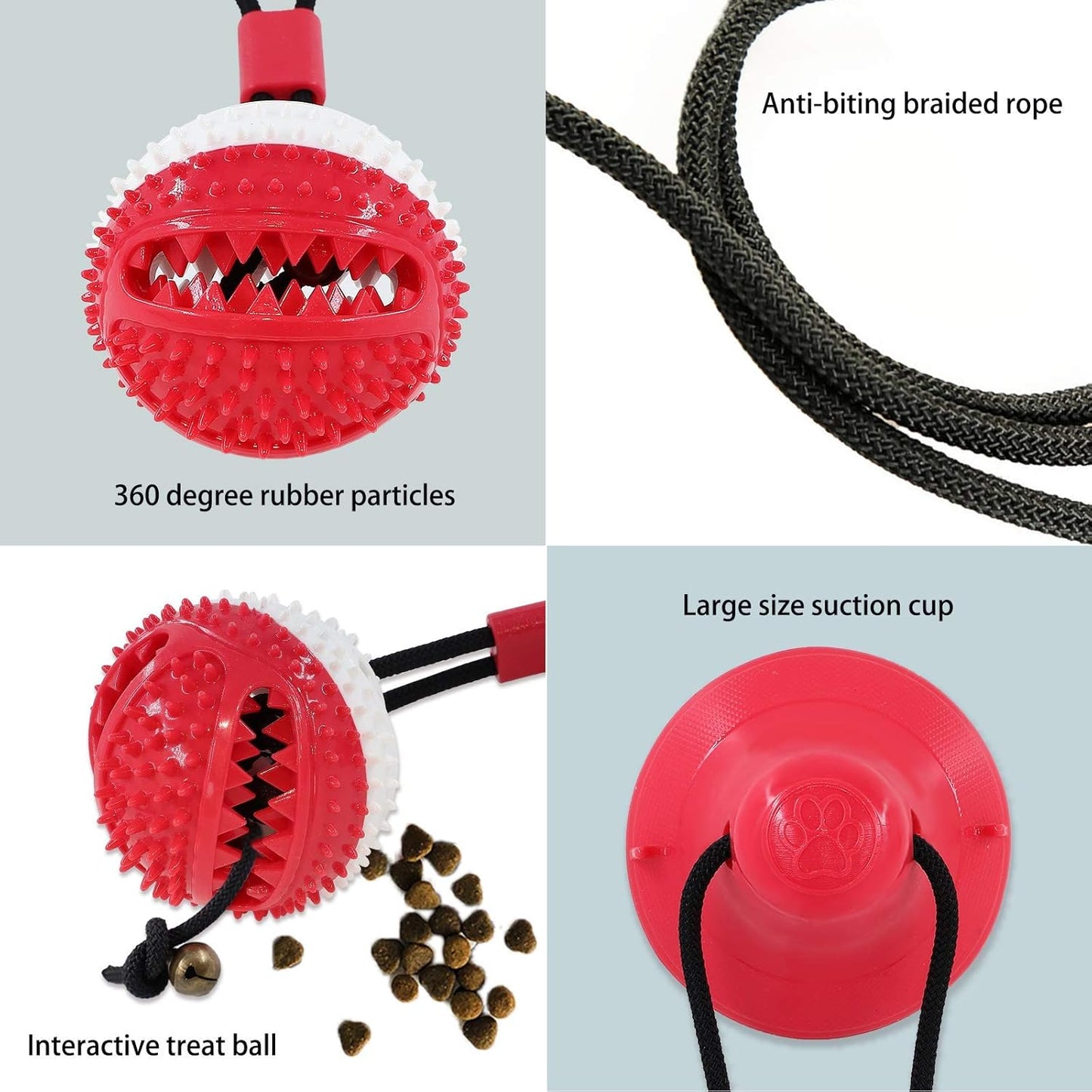 Dog Chew Toys for Aggressive Chewers Puppy Training Rope Puzzle Ball
