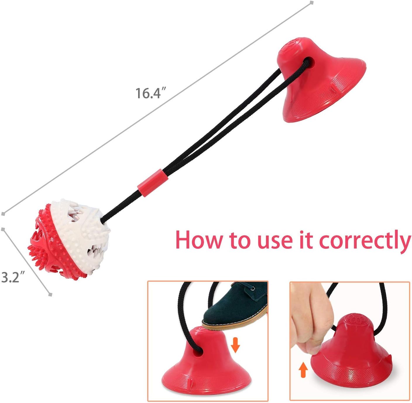 Dog Chew Toys for Aggressive Chewers Puppy Training Rope Puzzle Ball