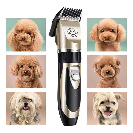 Dog Fur Trimmer Set Silent Electric Grooming Clippers