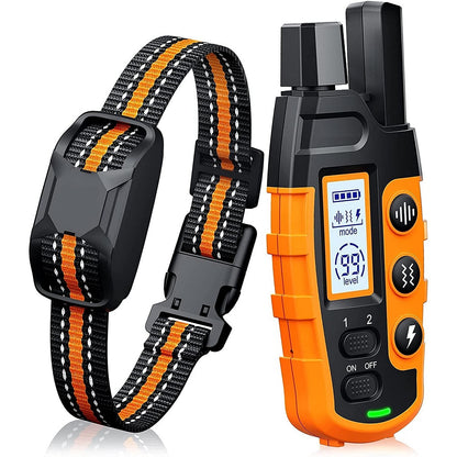 Dog Training Collar with Remote – Waterproof Rechargeable E-Collar for All Sizes