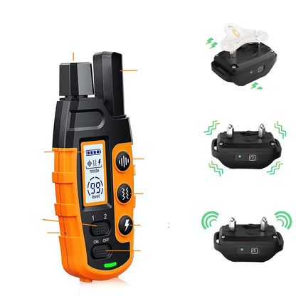 Dog Training Collar with Remote – Waterproof Rechargeable E-Collar for All Sizes