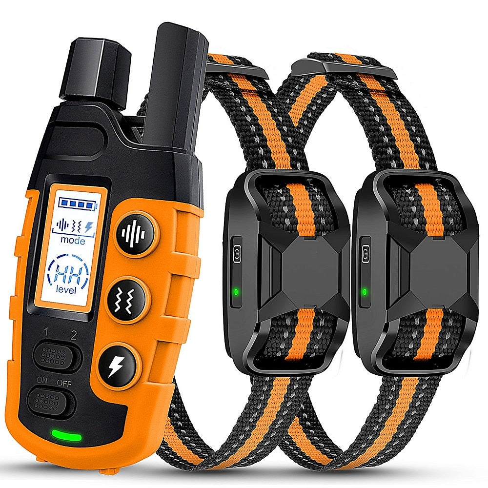 Dog Training Collar with Remote – Waterproof Rechargeable E-Collar for All Sizes
