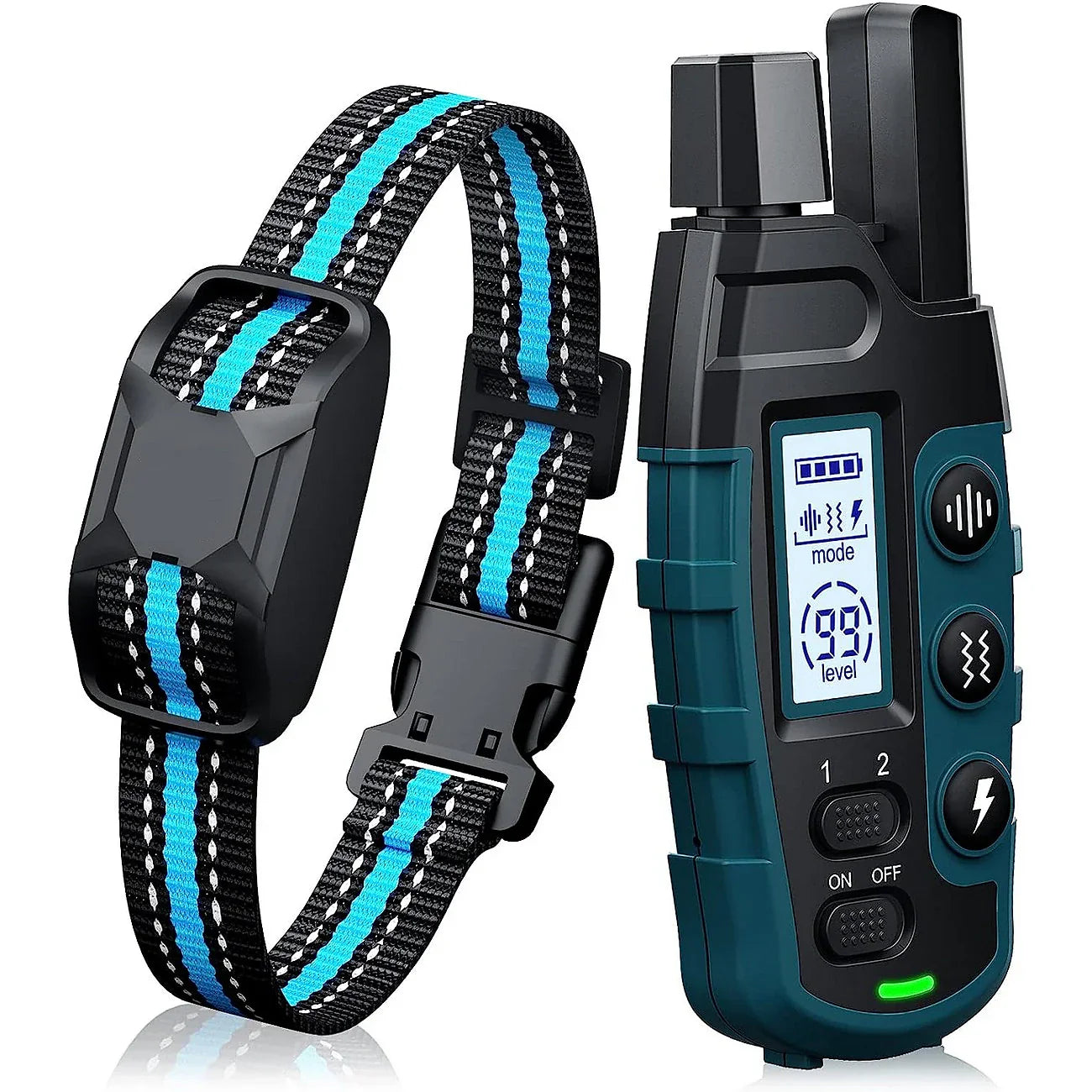 Dog Training Collar with Remote – Waterproof Rechargeable E-Collar for All Sizes