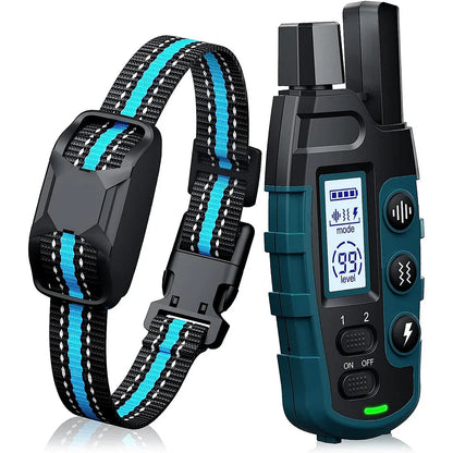 Dog Training Collar with Remote – Waterproof Rechargeable E-Collar for All Sizes