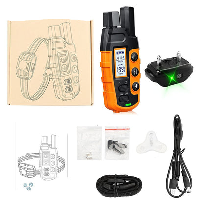 Dog Training Collar with Remote – Waterproof Rechargeable E-Collar for All Sizes