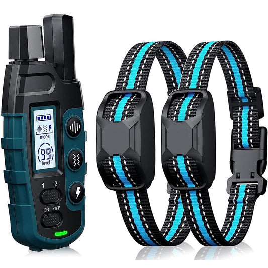 Dog Training Collar with Remote – Waterproof Rechargeable E-Collar for All Sizes