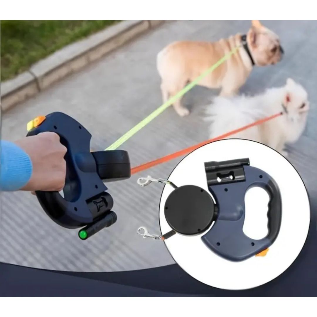 Double Dog Leash Anti-Tangle