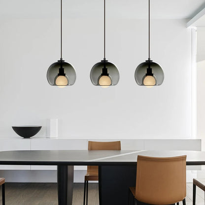 Hand-Blown Glass Pendant Light | Elegant Lighting for Home & Office