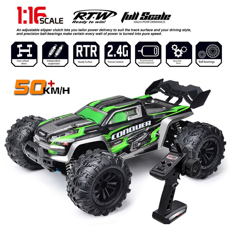 Remote Control Racing Buggy Monster Truck Dual Batteries 31 MPH