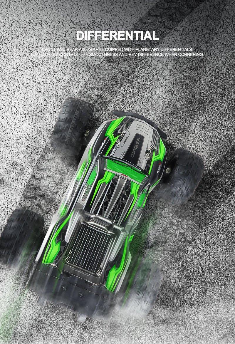 Remote Control Racing Buggy Monster Truck Dual Batteries 31 MPH