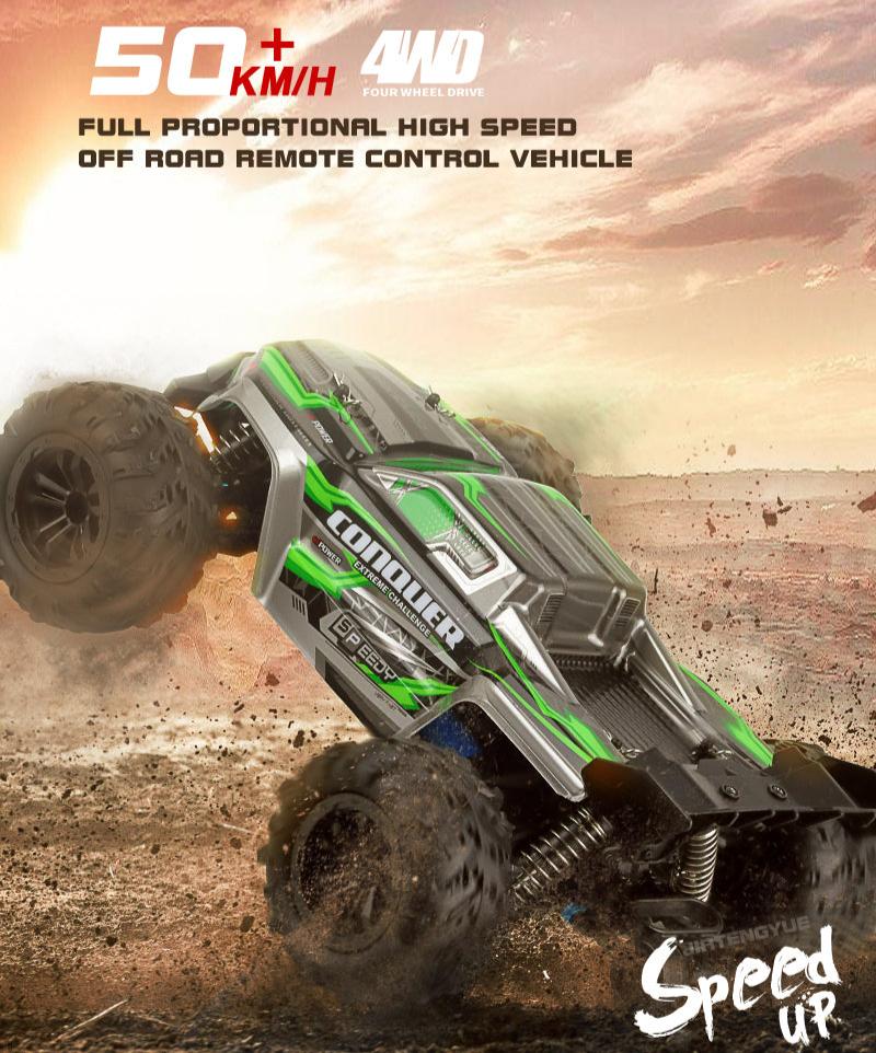 Remote Control Racing Buggy Monster Truck Dual Batteries 31 MPH