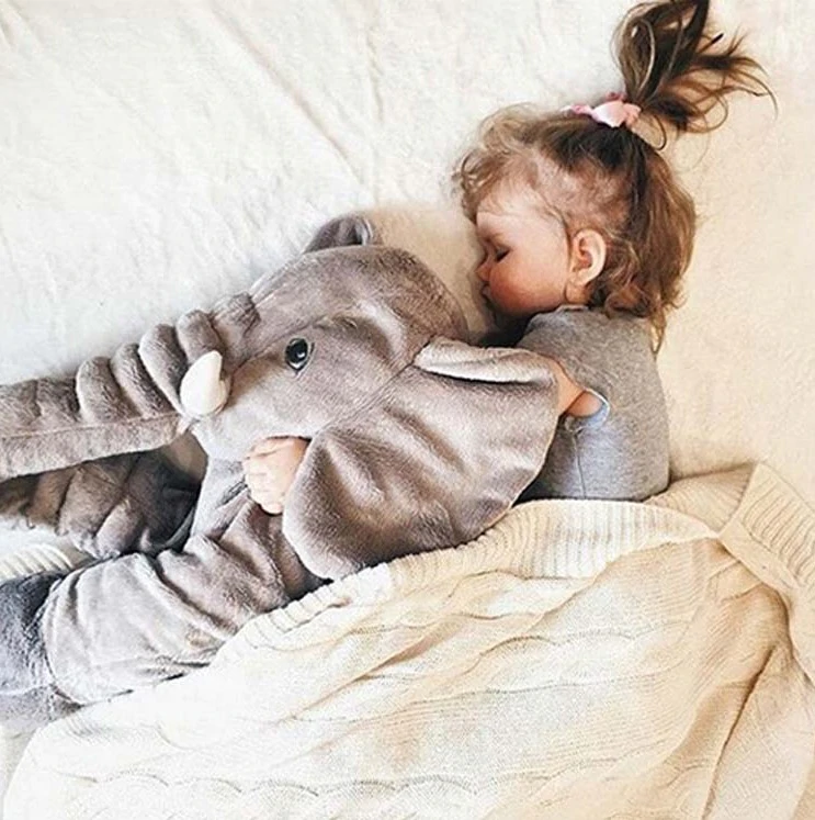 Elephant Baby Pillow Cuddle Soft Comfortable