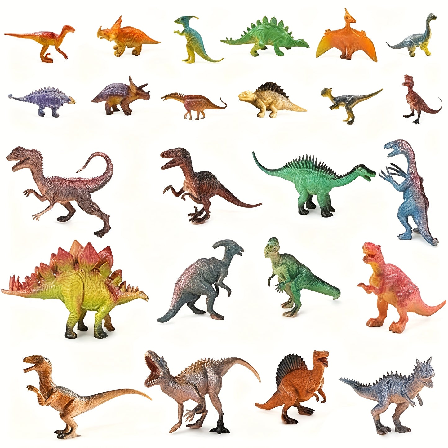 Dinosaur Christmas Advent Calendar Gift Figures 24-Days